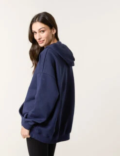 Coffee Embroidered Hoodie(Navy Coffee Embroidered Hoodie) -Repertoire Fashion Store BV257404 NAVY 28312