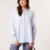Oversized Shirt(Light Denim Oversized Shirt)