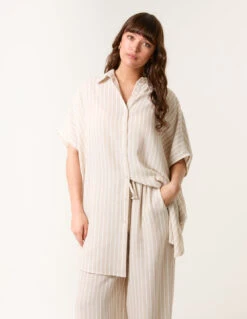 Oversized Pinstripe Shirt(Oversized Pinstripe Shirt 1)