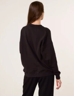 Leopard And Sequin Bow Sweatshirt(Leopard And Sequin Bow Sweatshirt) 7 Leopard And Sequin Bow Sweatshirt(Leopard And Sequin Bow Sweatshirt) -Repertoire Fashion Store BV258413 BLACK 38408