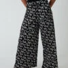 Daisy Wide Leg Trousers(Black Daisy Wide Leg Trousers)