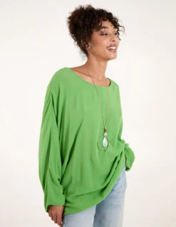 Cheesecloth Necklace Top -Repertoire Fashion Store BV2680IT175 134490