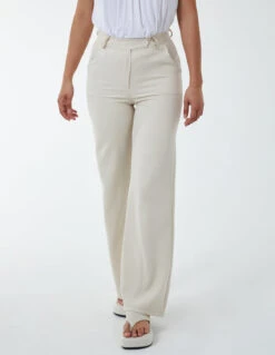 Wide Leg Formal Trousers(Beige Wide Leg Formal Trousers)