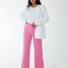 Wide Leg Formal Trouser 8 Wide Leg Formal Trouser -Repertoire Fashion Store BV2702 HOTPINK 7076