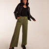 Wide Leg Trousers(Khaki Wide Leg Trousers)