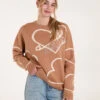 Heart Print 'Amour' Jumper(Heart Print Amour Jumper) 8 Heart Print 'Amour' Jumper(Heart Print Amour Jumper) -Repertoire Fashion Store BV2990 IVORY 72168