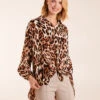 Leopard Print Blouse