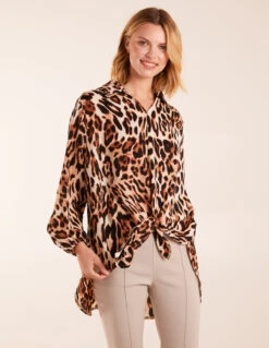 Leopard Print Blouse