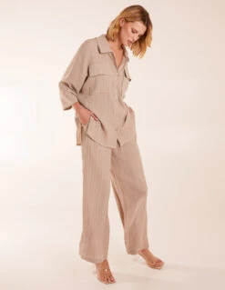 Shirt & Trouser Set(Stone Shirt Trouser Set) 6 Shirt & Trouser Set(Stone Shirt Trouser Set) -Repertoire Fashion Store BV3086001 127770