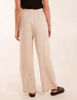 Stripe Wide Leg Linen Trousers -Repertoire Fashion Store BV3146001 130222