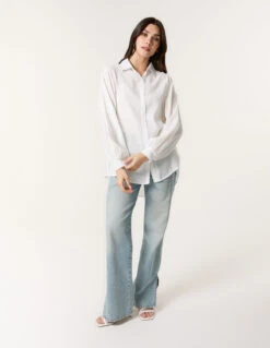 Diamante Detailed Classic Shirt(Diamante Detailed Classic Shirt) 6 Diamante Detailed Classic Shirt(Diamante Detailed Classic Shirt) -Repertoire Fashion Store BV3471006 145847