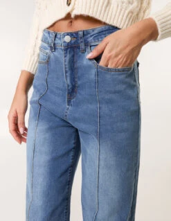 Wide Leg Denim Jeans(Wide Leg Denim Jeans) -Repertoire Fashion Store BV3532018 144978