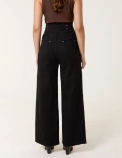 High Waisted Jeans(Black High Waisted Jeans) 7 High Waisted Jeans(Black High Waisted Jeans) -Repertoire Fashion Store BV3584 BLACK 63652