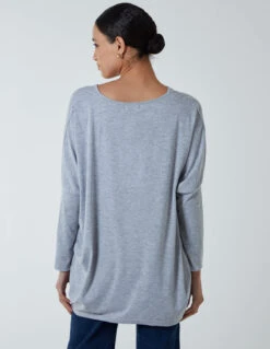 Hotfix Multi Heart Batwing Top(Grey Hotfix Multi Heart Batwing Top 3) -Repertoire Fashion Store BV3771 GREY 23853 1