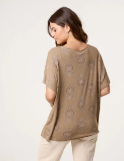 Batik Print Necklace Top(Batik Print Necklace Top) -Repertoire Fashion Store BV4203 TOBACCO 26100 079424fa 63b0 4c4c 9cb5 81f3b9b40af6