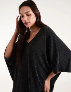 Double V Metallic Tunic(Double V Metallic Tunic)