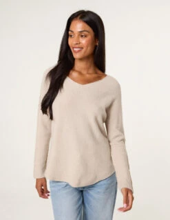 Soft Touch V-Neck Jumper(Soft Touch V Neck Jumper)
