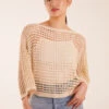 Round Neck Crochet Net Top 8 Round Neck Crochet Net Top -Repertoire Fashion Store BV5162001 127776