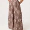 Wide Leg Trouser In Circular Print(Wide Leg Trouser In Circular Print)