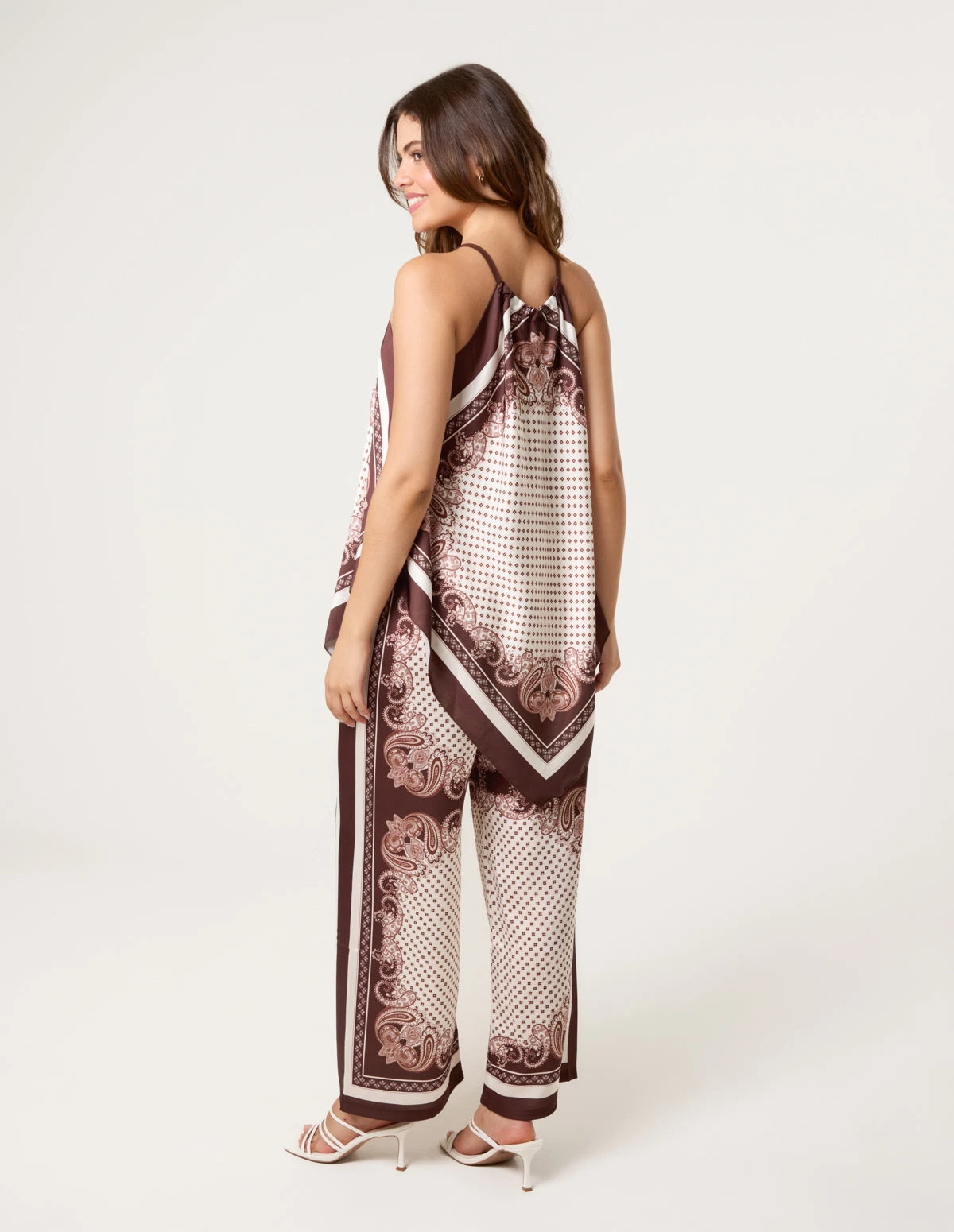 Hanky Hem Top With Wide Leg Trouser Set(Hanky Hem Top With Wide Leg Trouser Set) 4 Hanky Hem Top With Wide Leg Trouser Set(Hanky Hem Top With Wide Leg Trouser Set) - Image 4