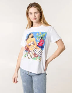 T-Shirt With Colorful Print(T Shirt With Colorful Print)