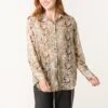 Snake Print Long Sleeve Shirt(Snake Print Long Sleeve Shirt)