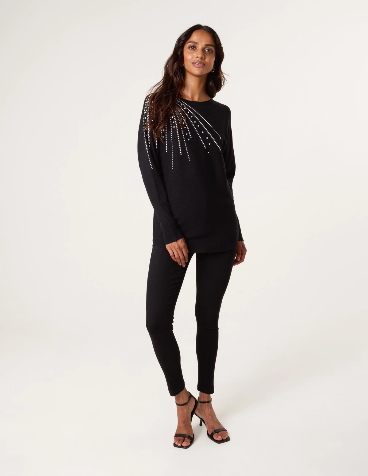 Jumper With Shoulder Embellishment(Jumper With Shoulder Embellishment) 3 Jumper With Shoulder Embellishment(Jumper With Shoulder Embellishment) - Image 3