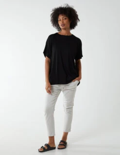 Butterfly Lace Back Top -Repertoire Fashion Store MI3755BV003 95032