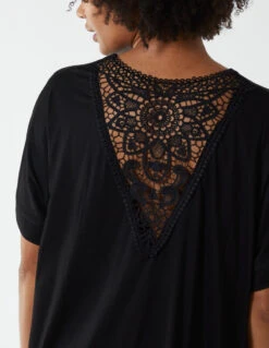 Butterfly Lace Back Top -Repertoire Fashion Store MI3755BV003 95033