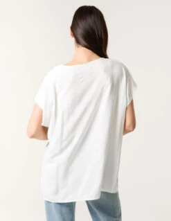 Embroidered Flower Top(Embroidered Flower Top) -Repertoire Fashion Store MI3853BV212 145808