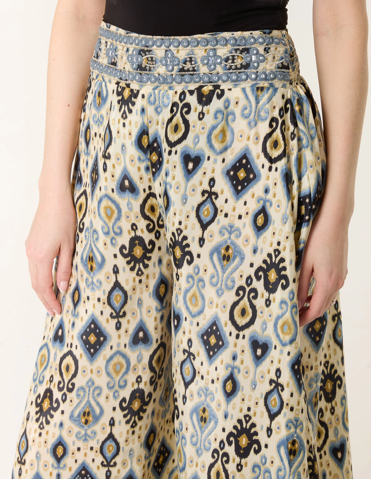 Shirred Wide Leg Trouser(Shirred Wide Leg Trouser) 3 Shirred Wide Leg Trouser(Shirred Wide Leg Trouser) - Image 3