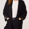 Heavy Knit Cardigan(Black Heavy Knit Cardigan)