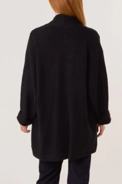 Heavy Knit Cardigan(Black Heavy Knit Cardigan) 7 Heavy Knit Cardigan(Black Heavy Knit Cardigan) -Repertoire Fashion Store NL258540 BLACK42026 229