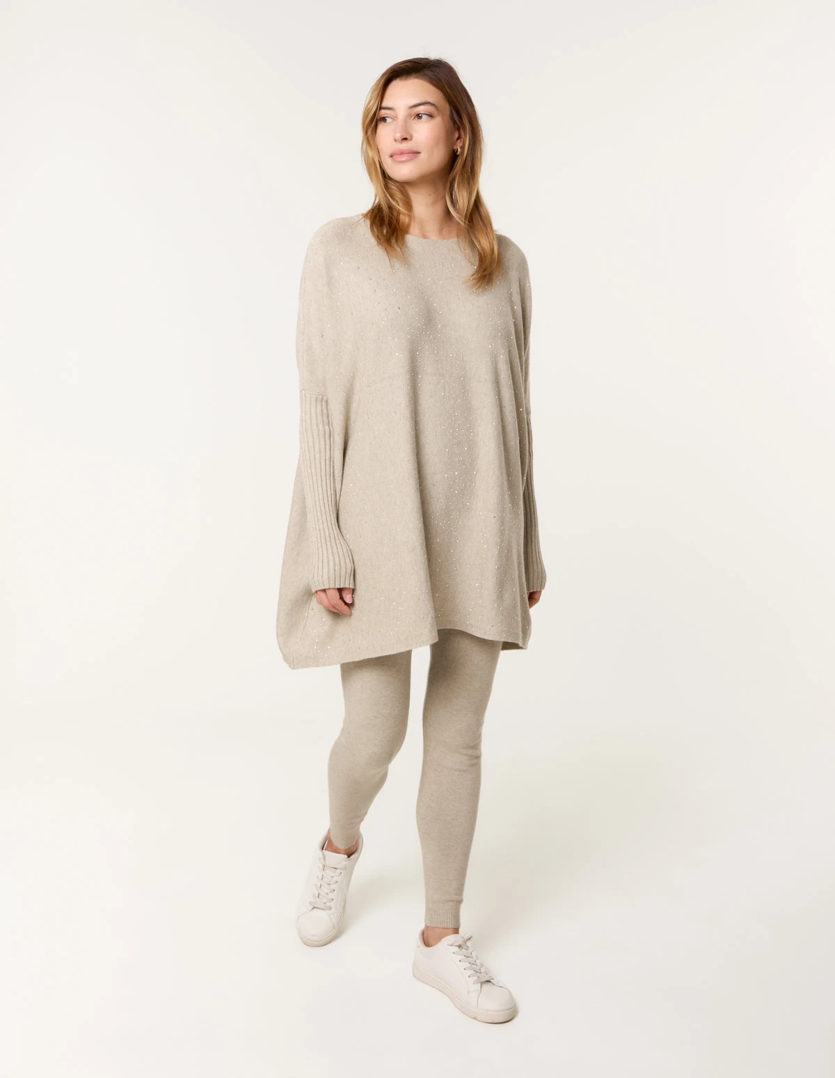 Scattered Studded Embellished Knitwear Set(Scattered Studded Embellished Knitwear Set) 1 Scattered Studded Embellished Knitwear Set(Scattered Studded Embellished Knitwear Set)