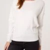 Plain Crew Neck Jumper(Ivory Plain Crew Neck Jumper)