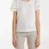 Round Neck T Shirt(Round Neck T Shirt) 9 Round Neck T Shirt(Round Neck T Shirt) -Repertoire Fashion Store QED3172 IVORY 15073