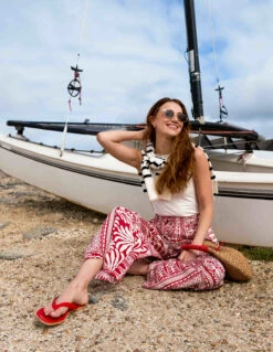 Abstract Print Trousers(Abstract Print Trousers)