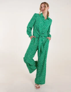 Abstract Polka Dot Trousers(Green Abstract Polka Dot Trousers)