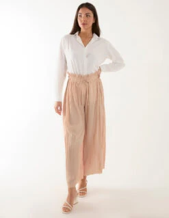 Pleated Trousers(Beige Pleated Trousers)