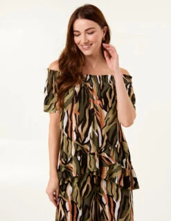 Plisse Bardot Top(Plisse Bardot Top)