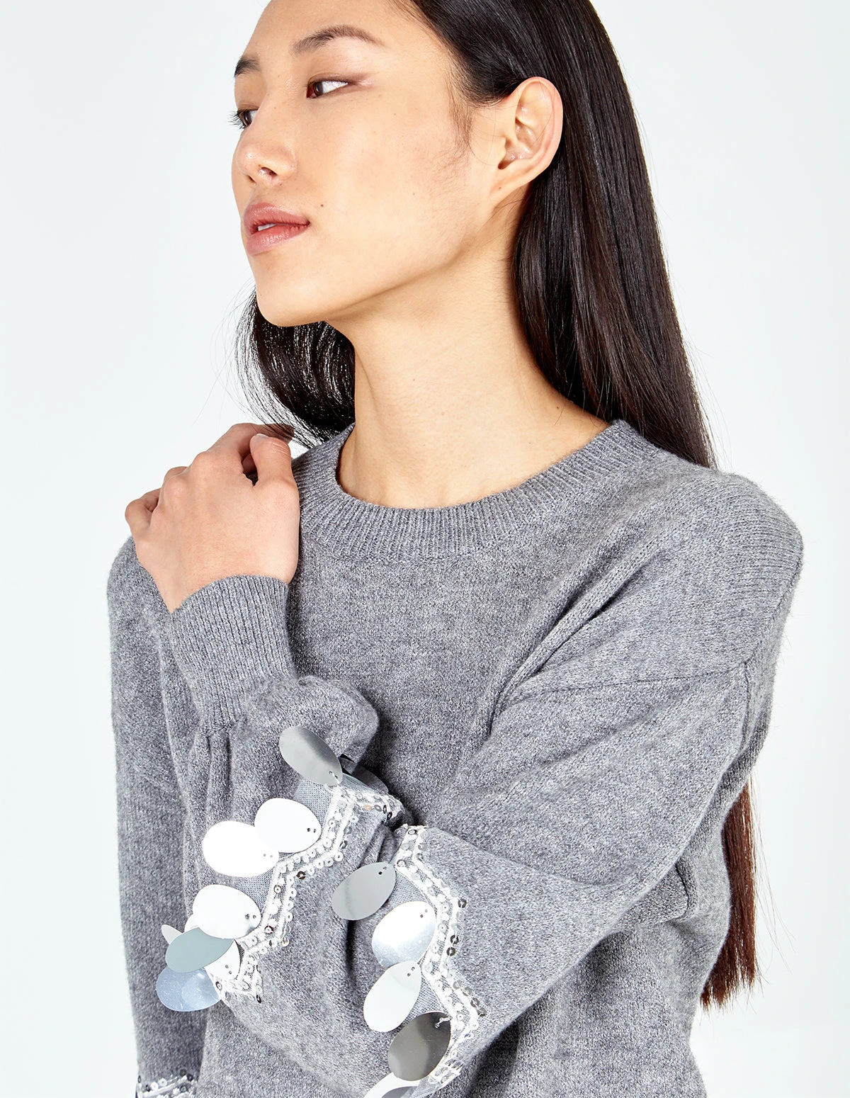 Balloon Sequin Disc Sleeve Jumper(Balloon Sequin Disc Sleeve Jumper) 5 Balloon Sequin Disc Sleeve Jumper(Balloon Sequin Disc Sleeve Jumper) - Image 5