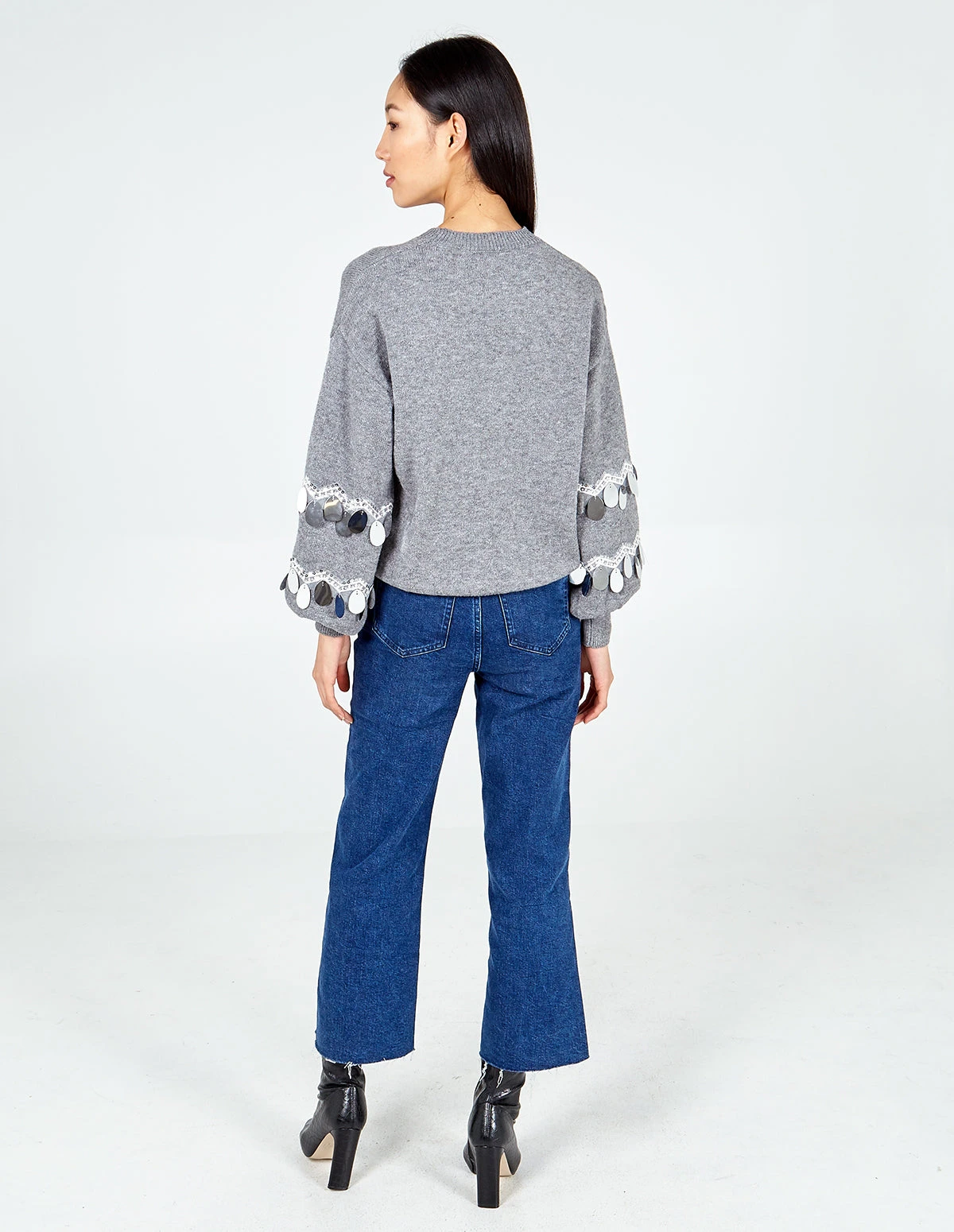 Balloon Sequin Disc Sleeve Jumper(Balloon Sequin Disc Sleeve Jumper) 2 Balloon Sequin Disc Sleeve Jumper(Balloon Sequin Disc Sleeve Jumper) - Image 2