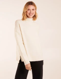 High Neck Jumper(Ivory High Neck Jumper)