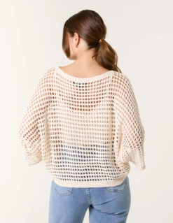 Round Neck Net Top(Stone Round Neck Net Top) -Repertoire Fashion Store WF5162 STONE 63791 d8dfd7a1 322a 42db bdb9 bfe63b97a685