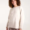 Oui Embroidery Jumper(Beige Oui Embroidery Jumper)