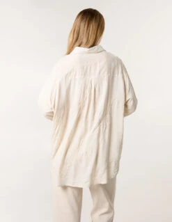 Embroidered Linen Shirt(Embroidered Linen Shirt) -Repertoire Fashion Store WF5443BV241 145007