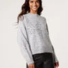 Diamond Sequin Jumper(Grey Diamond Sequin Jumper) 9 Diamond Sequin Jumper(Grey Diamond Sequin Jumper) -Repertoire Fashion Store WF5520 GREY 1667