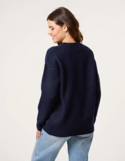 Embroidered Love Design Jumper(Navy Embroidered Love Design Jumper) -Repertoire Fashion Store WF5645 NAVY 26334 0bc4565a ce9b 4d81 857c 4f06e359d107