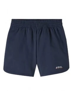 A.P.C. Mens Asics Coast Shorts Dark Navy Blue
