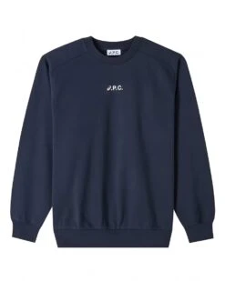 A.P.C. Mens Asics Lake Sweatshirt Dark Navy Blue